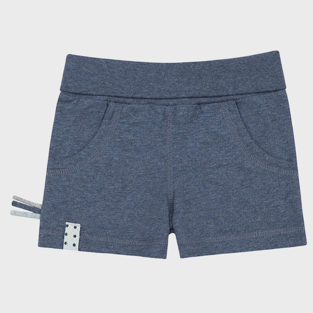 Pantaloncini da bambino biologici OrganicEra, indaco