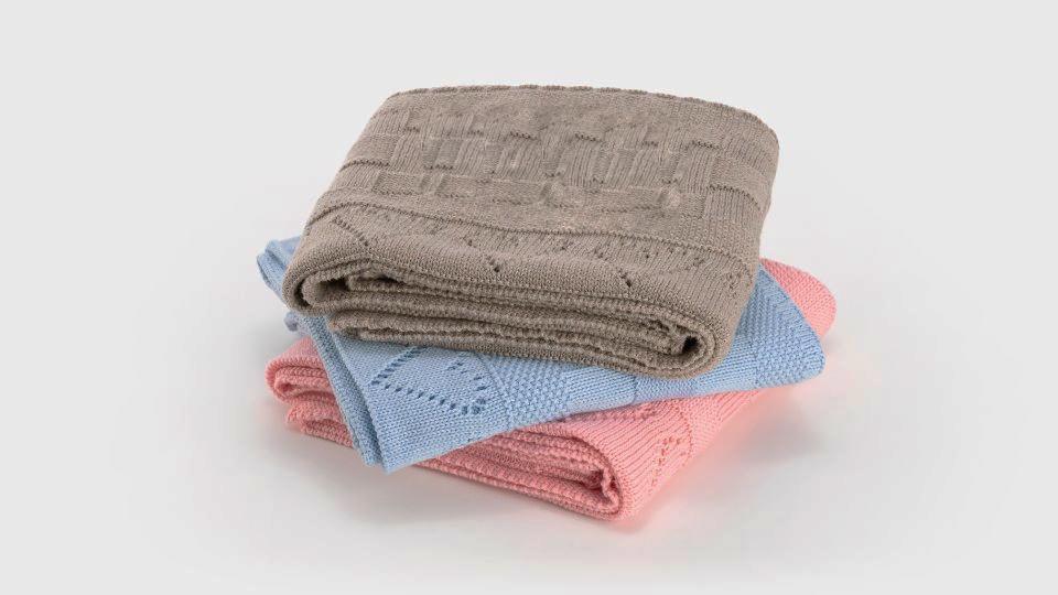 Copertina in lana merino con il 10% di cashmere - idea regalo