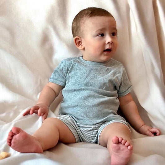 T-shirt organica P/E per neonati OrganicEra, acqua