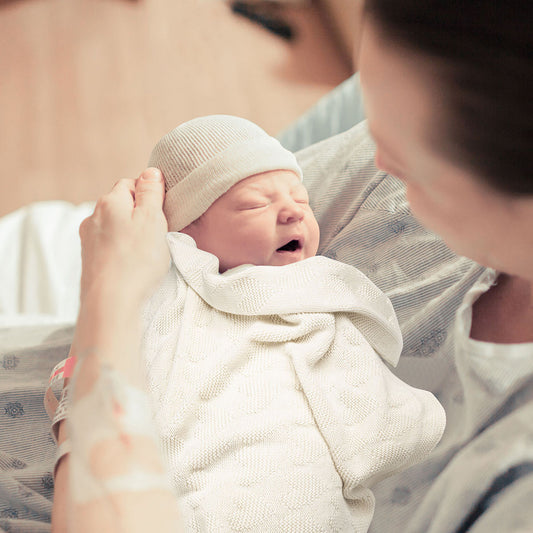 Copertina clinica per parto in ospedale e skin to skin - idea regalo