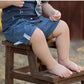 Pantaloncini da bambino biologici OrganicEra, indaco