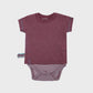 OrganicEra T-shirt biologica per neonati P/E Body, Bordeaux