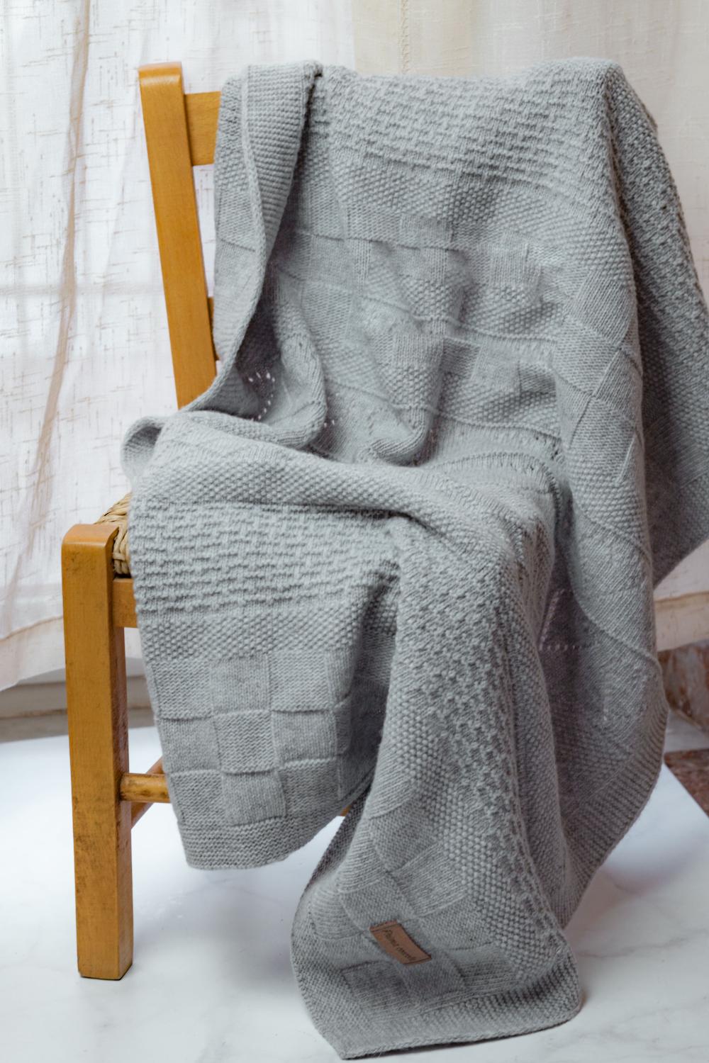 Copertina in lana merino con il 10% di cashmere - idea regalo